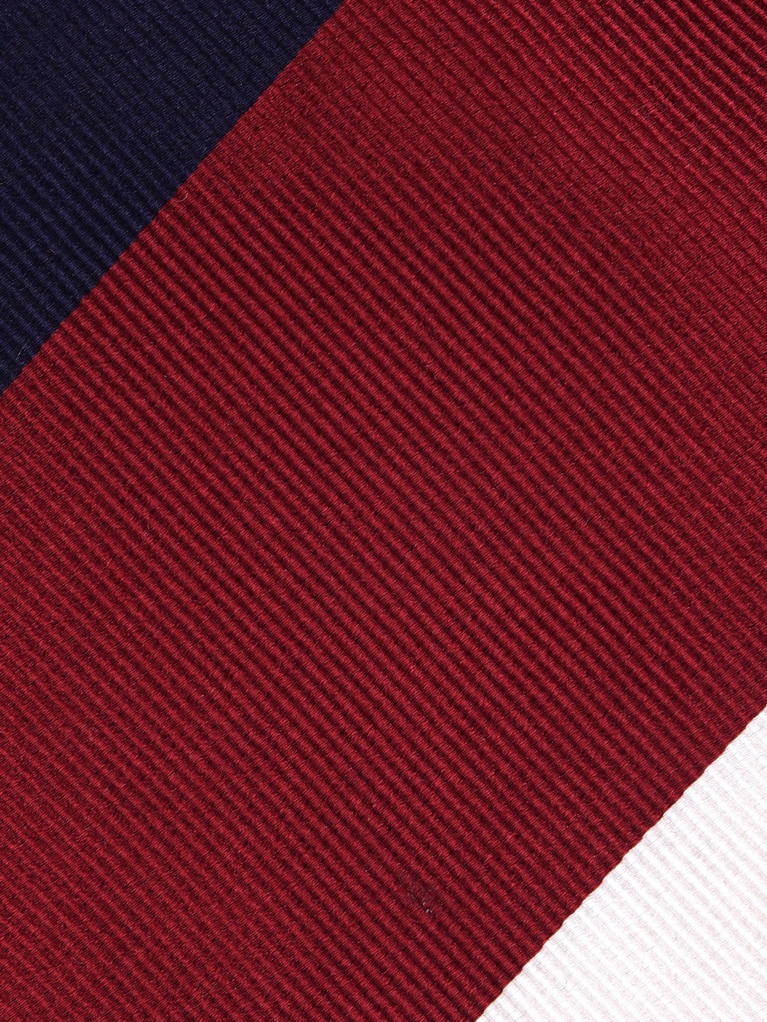 Cravatta 3 pieghe LENSCHER in seta jacquard Rosso