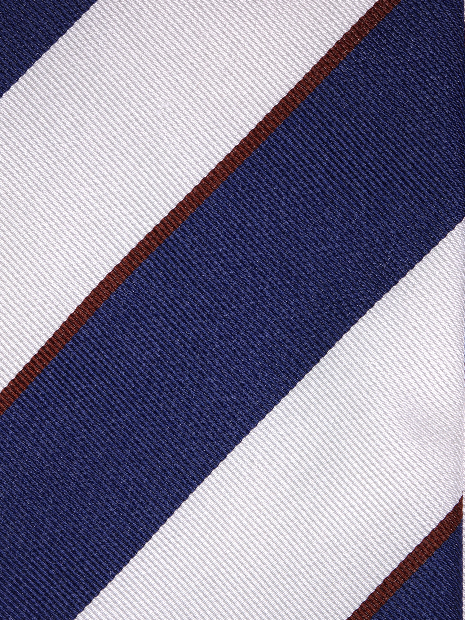 Cravatta 3 pieghe LOVE in seta jacquard blu