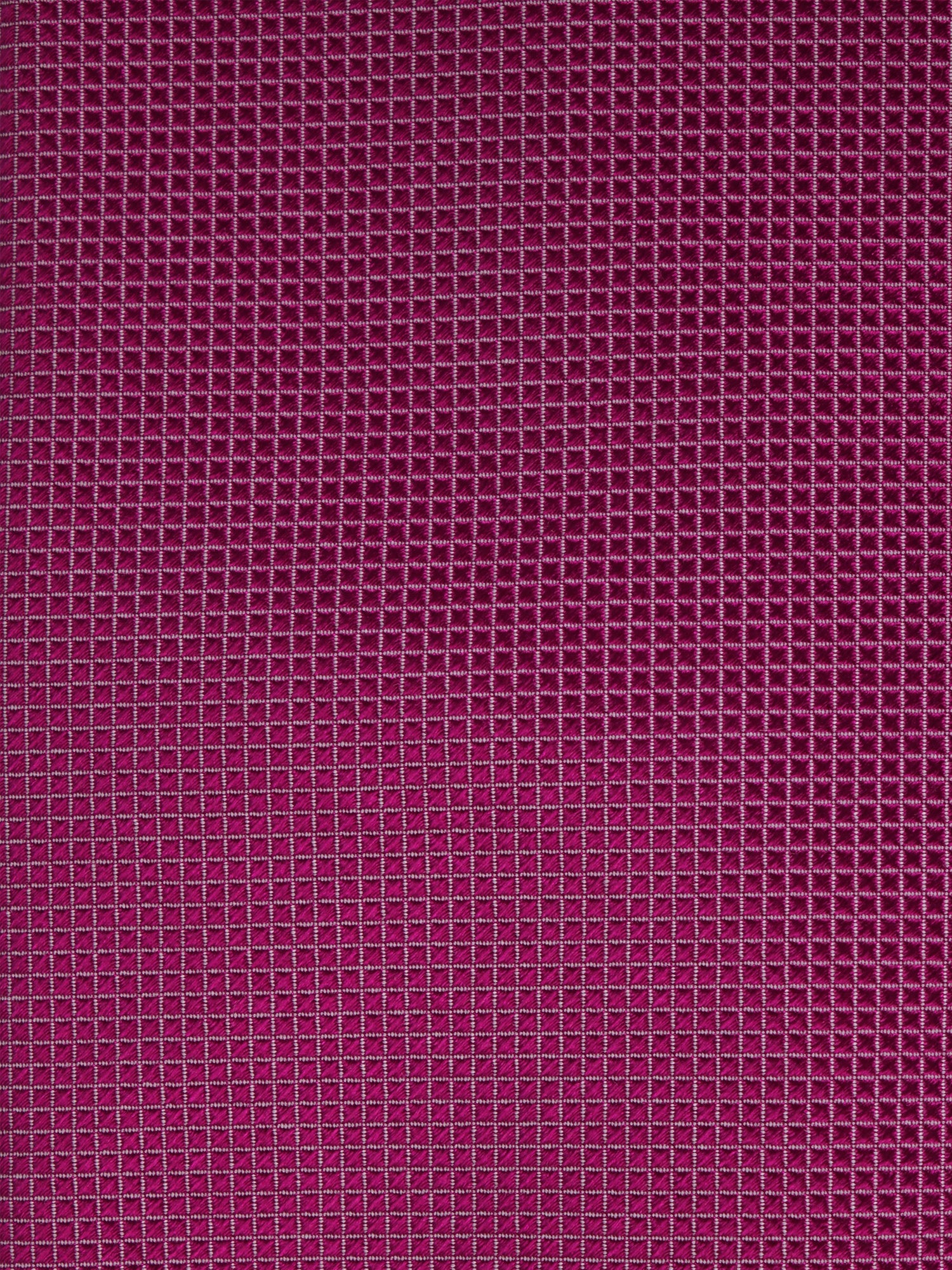 Cravatta 3 pieghe MARIPA in seta tessuta fucsia