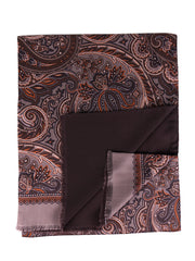 Sciarpa doppiata in seta\lana stampata MASSIX beige