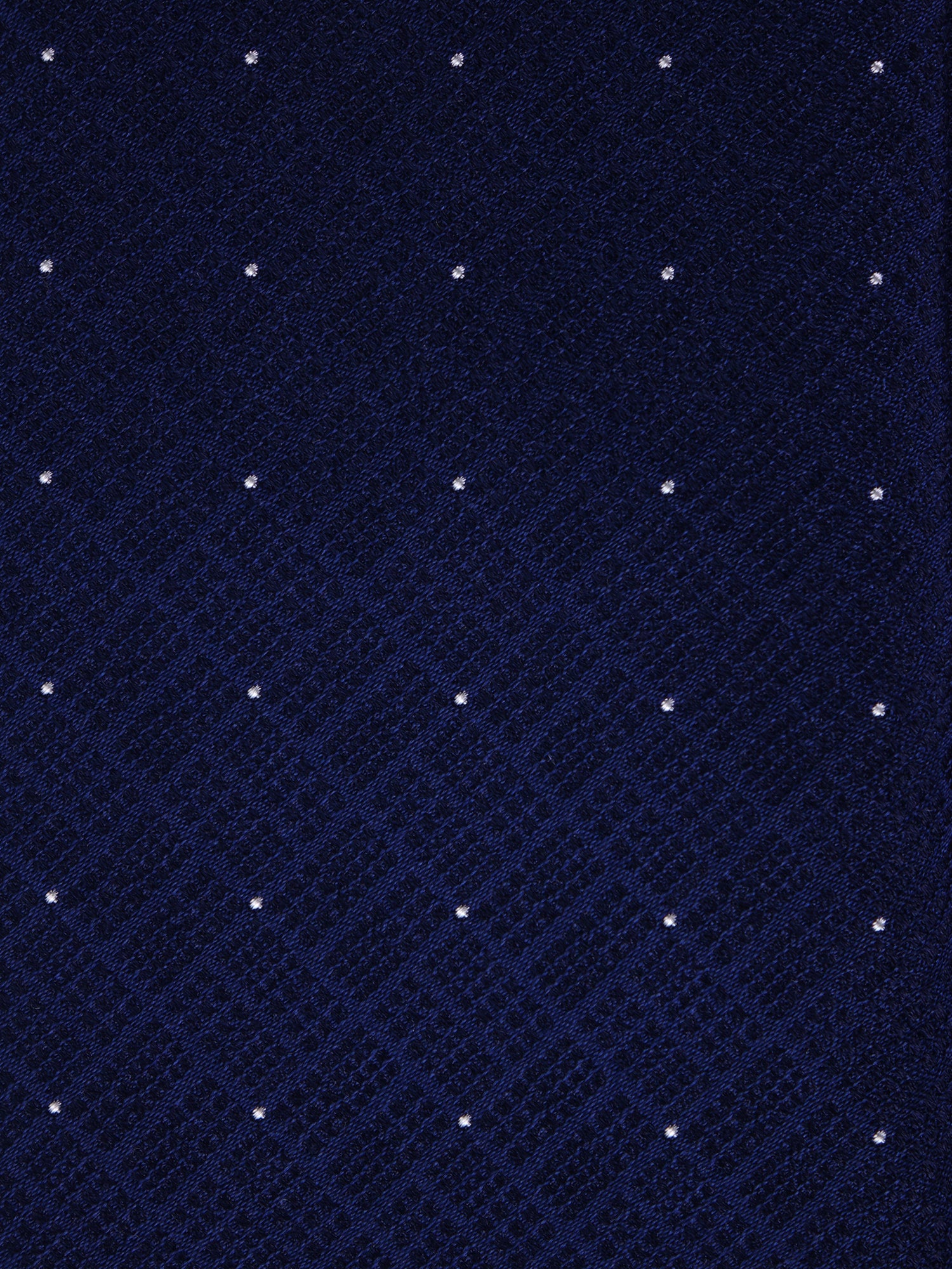 Cravatta 3 pieghe NIGHTWING in seta tessuta blu