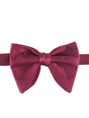Papillon bordeaux modello GOCCIA già annodato in seta raso AMANTEA