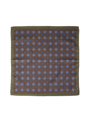 KRISTY Brown Cotton Pocket Square