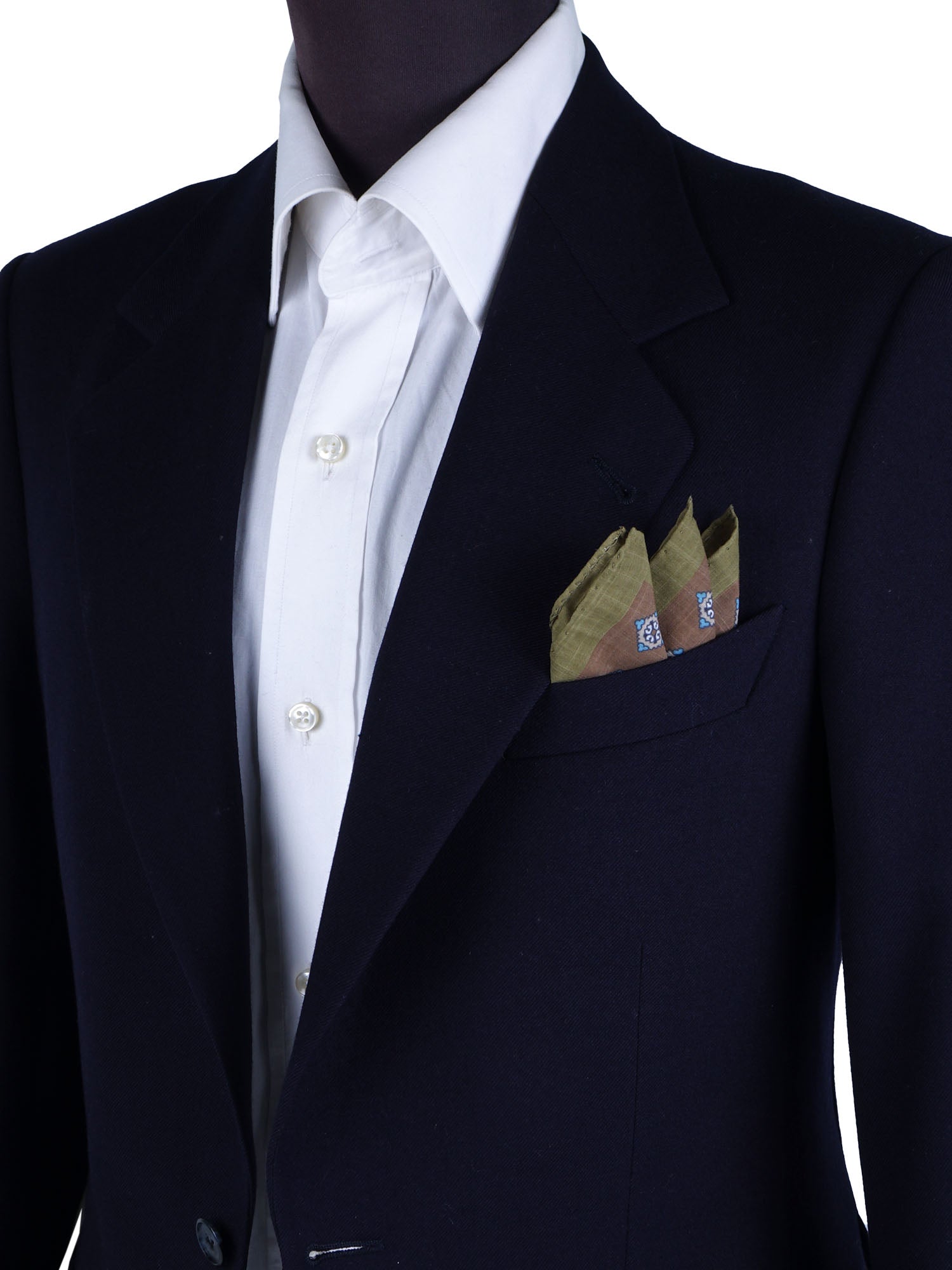 KRISTY Brown Cotton Pocket Square
