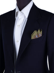 KRISTY Brown Cotton Pocket Square