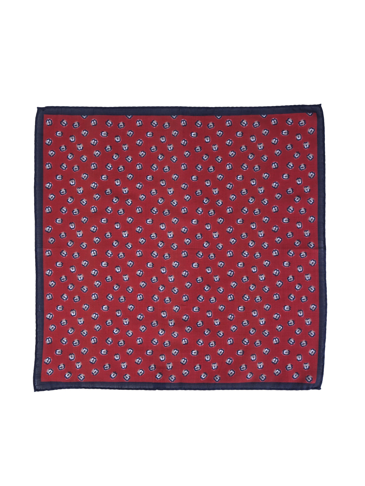 Fazzoletto da taschino rosso in cotone DANIEL