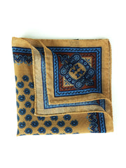 Fazzoletto da taschino beige in lana e cashmere PABLITO