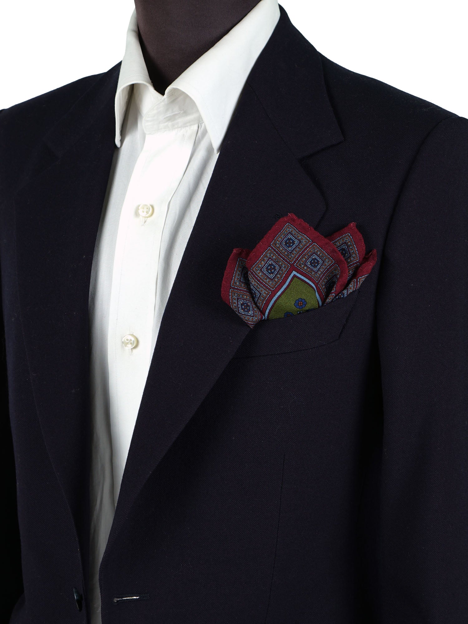 Burgundy scarf 70x70cm in LADY BUGS printed silk