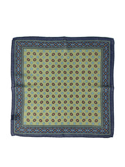 Fazzoletto da taschino verde in lana e cashmere NICOLA