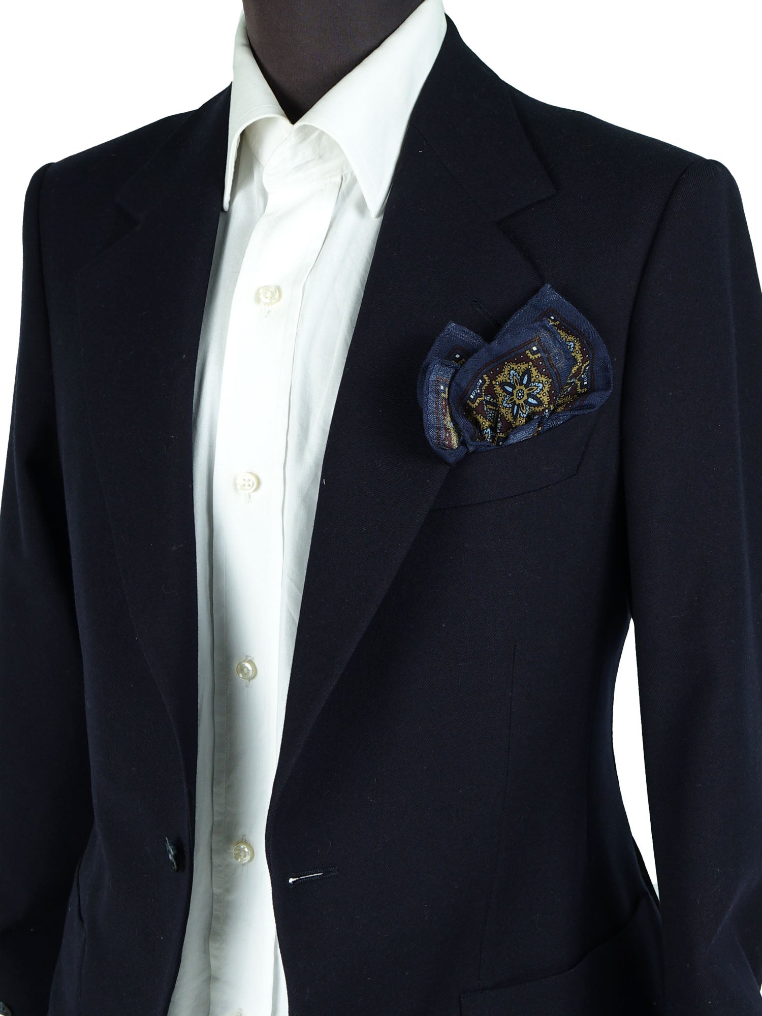 Fazzoletto da taschino viola in lana e cashmere SAMBA