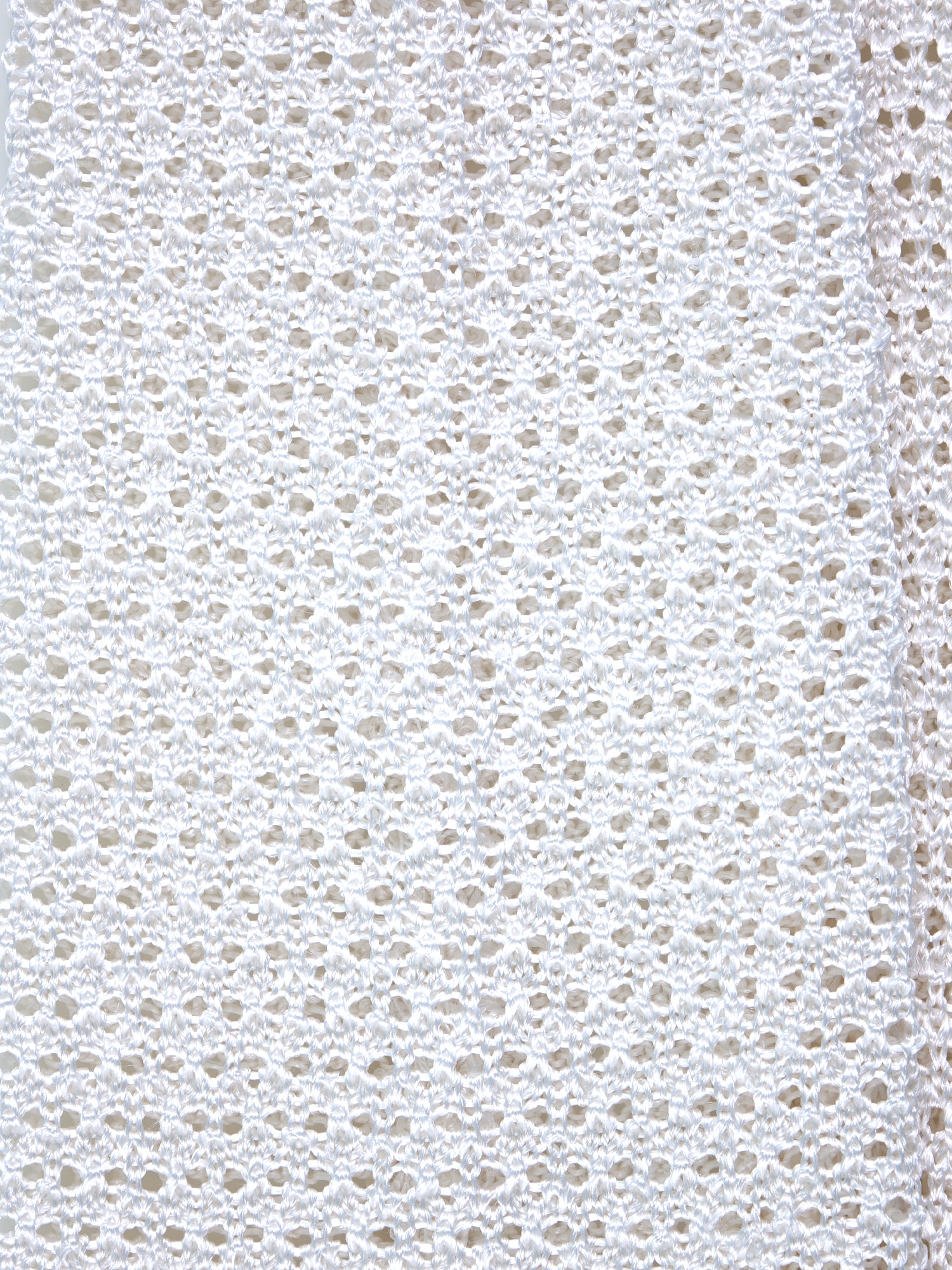 PROCIDA Silk Tricot Tie with V-Tie Warm White