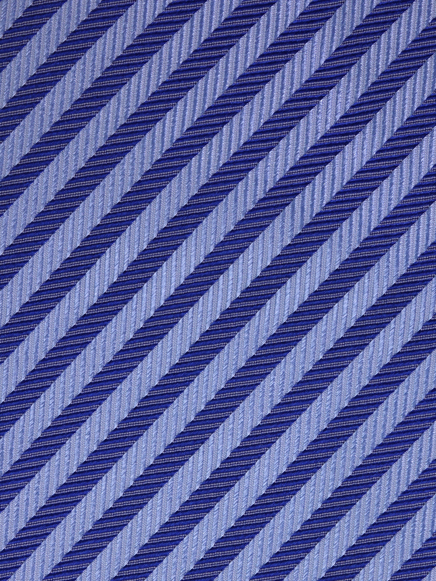 Cravatta 3 pieghe RIGOLA in seta tessuta blu