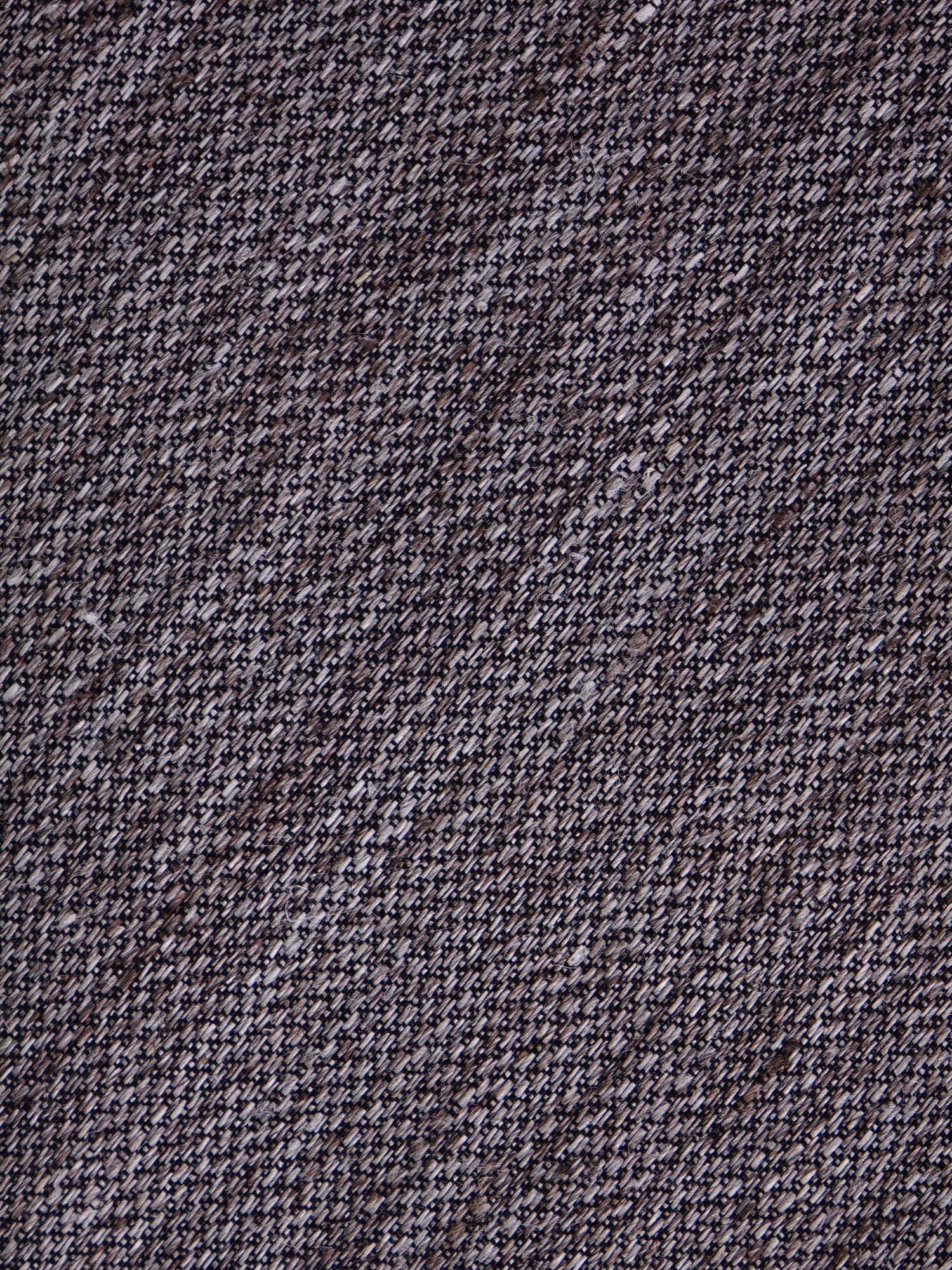 Cravatta 3 pieghe ROCCIA seta lino marrone