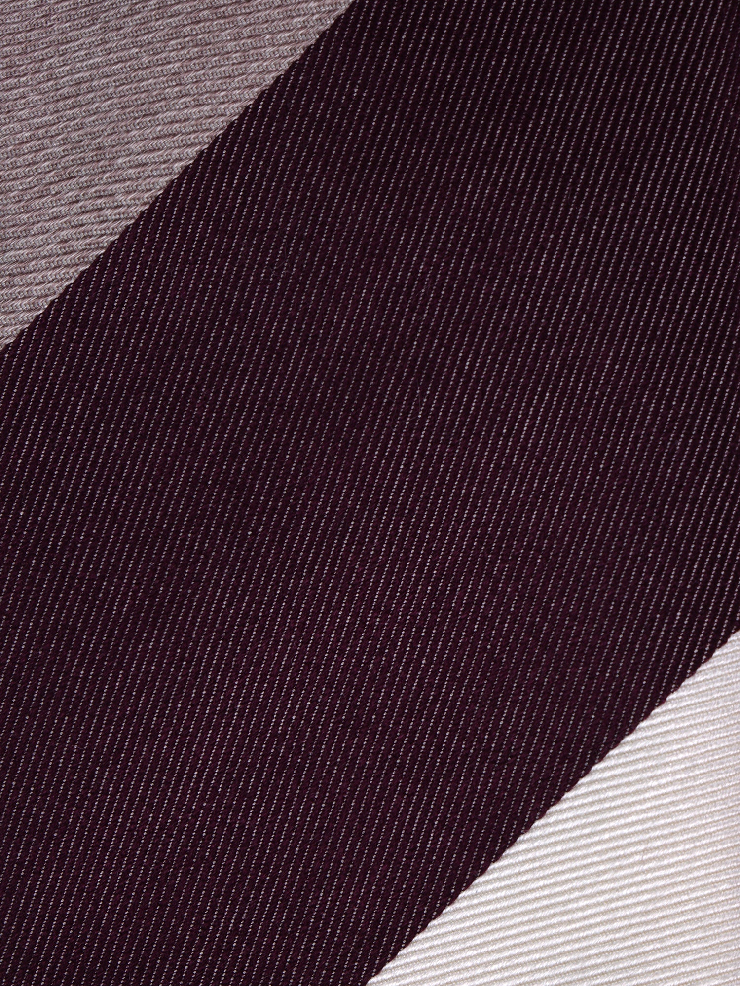 Cravatta 3 pieghe ROCKY in seta jacquard Bordeaux
