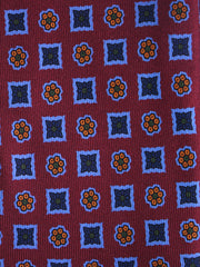 Cravatta 3 pieghe SALFRIEL in seta madder bordeaux