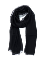 ETHNIC Multicolor Printed Pure Silk Scarf