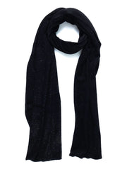 Sciarpa GLITTER in poliestere/viscosa Nero