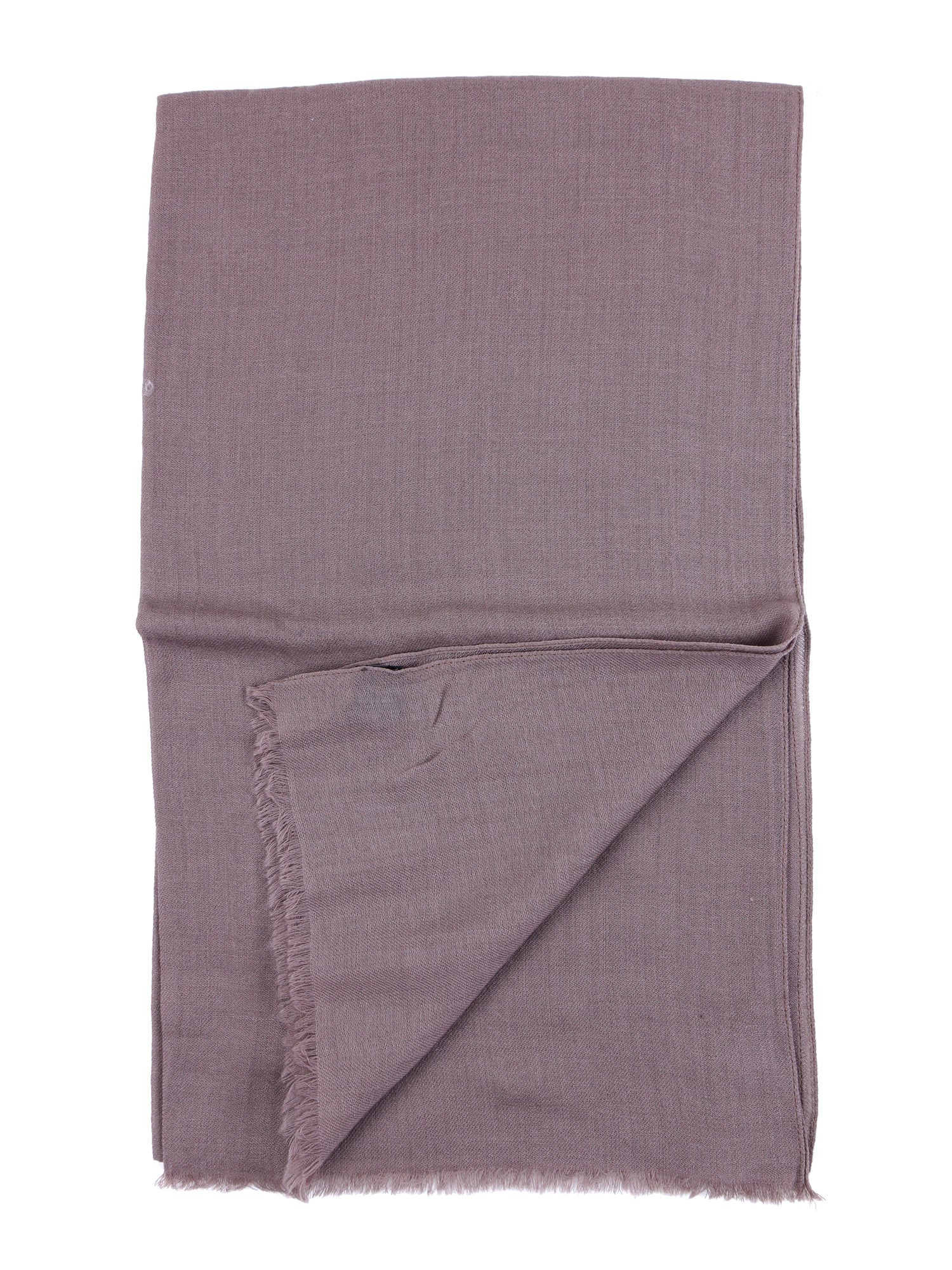 SIENNA Light Brown Wool/Silk Scarf