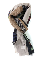 Stola beige in pura lana VERITY