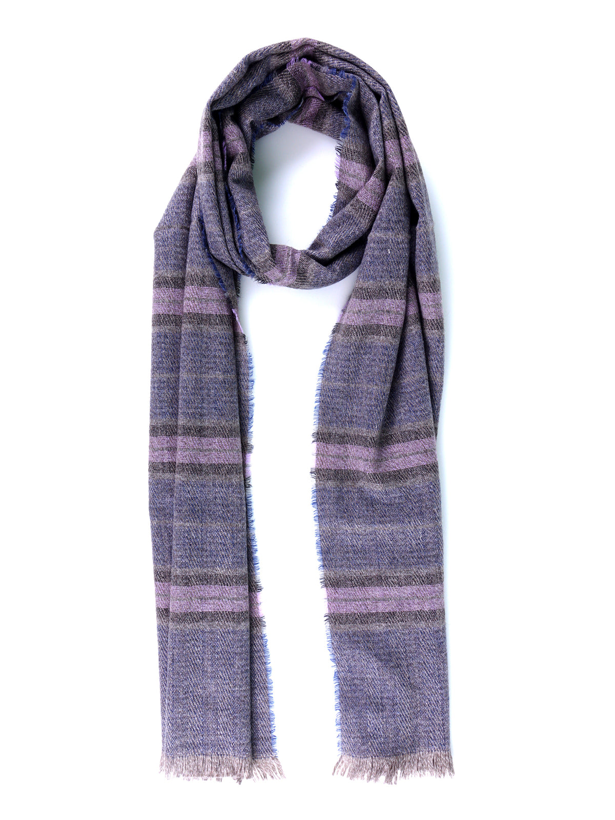 Sciarpa blu in cashmere GESTIX