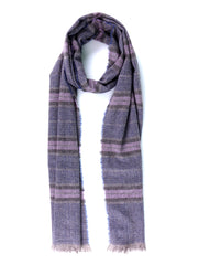 Sciarpa blu in cashmere GESTIX