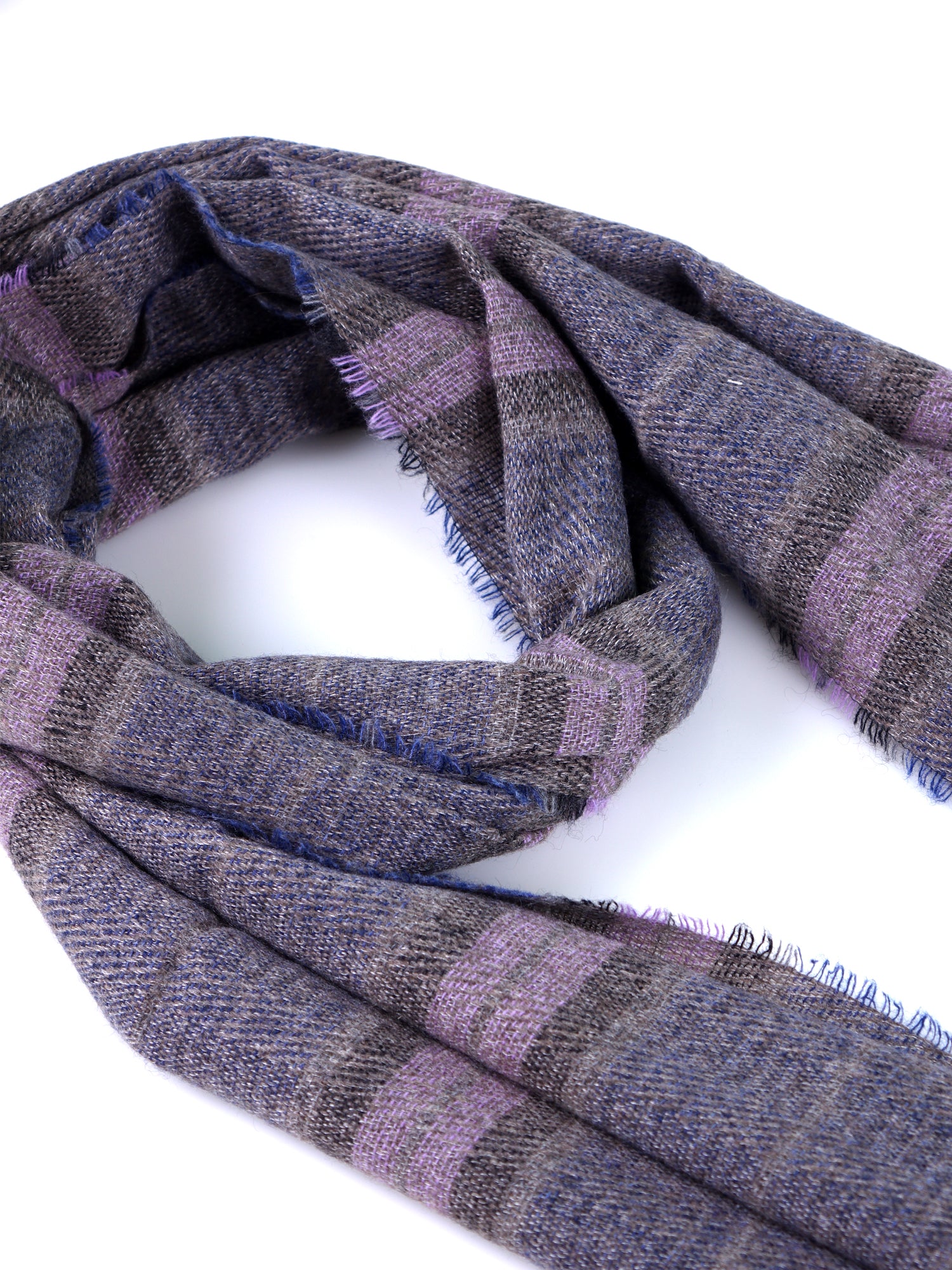 Sciarpa blu in cashmere GESTIX