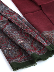 ETHNIC Multicolor Printed Pure Silk Scarf