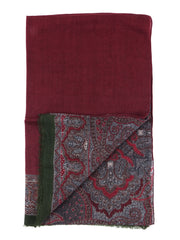 ETHNIC Multicolor Printed Pure Silk Scarf