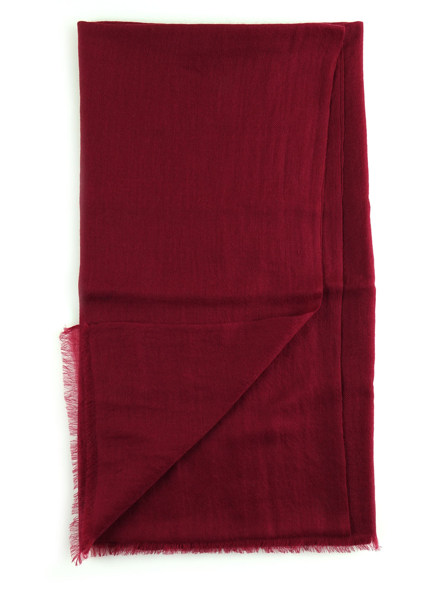 Stola bordeaux in lana e cashmere DIXXIE