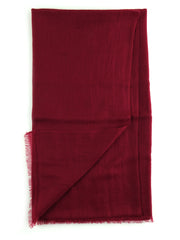 Stola bordeaux in lana e cashmere DIXXIE