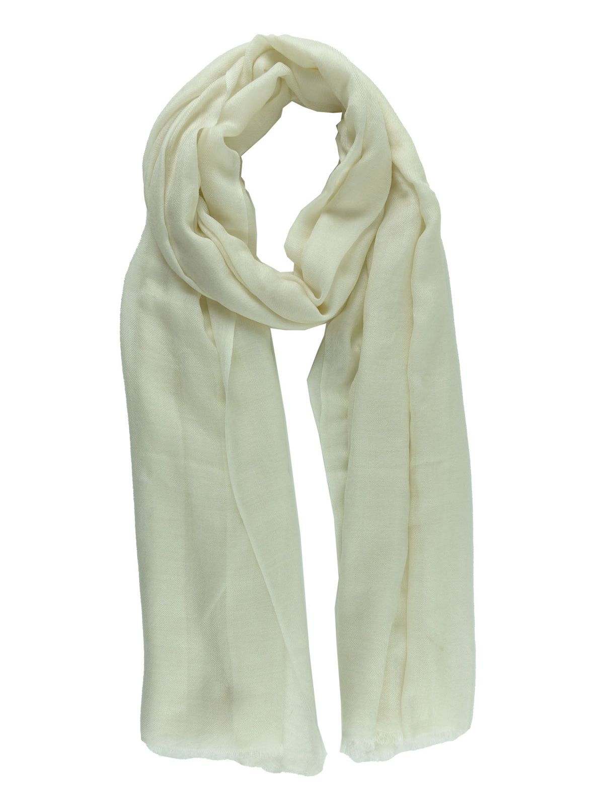 Stola avorio in lana e cashmere DIXXIE