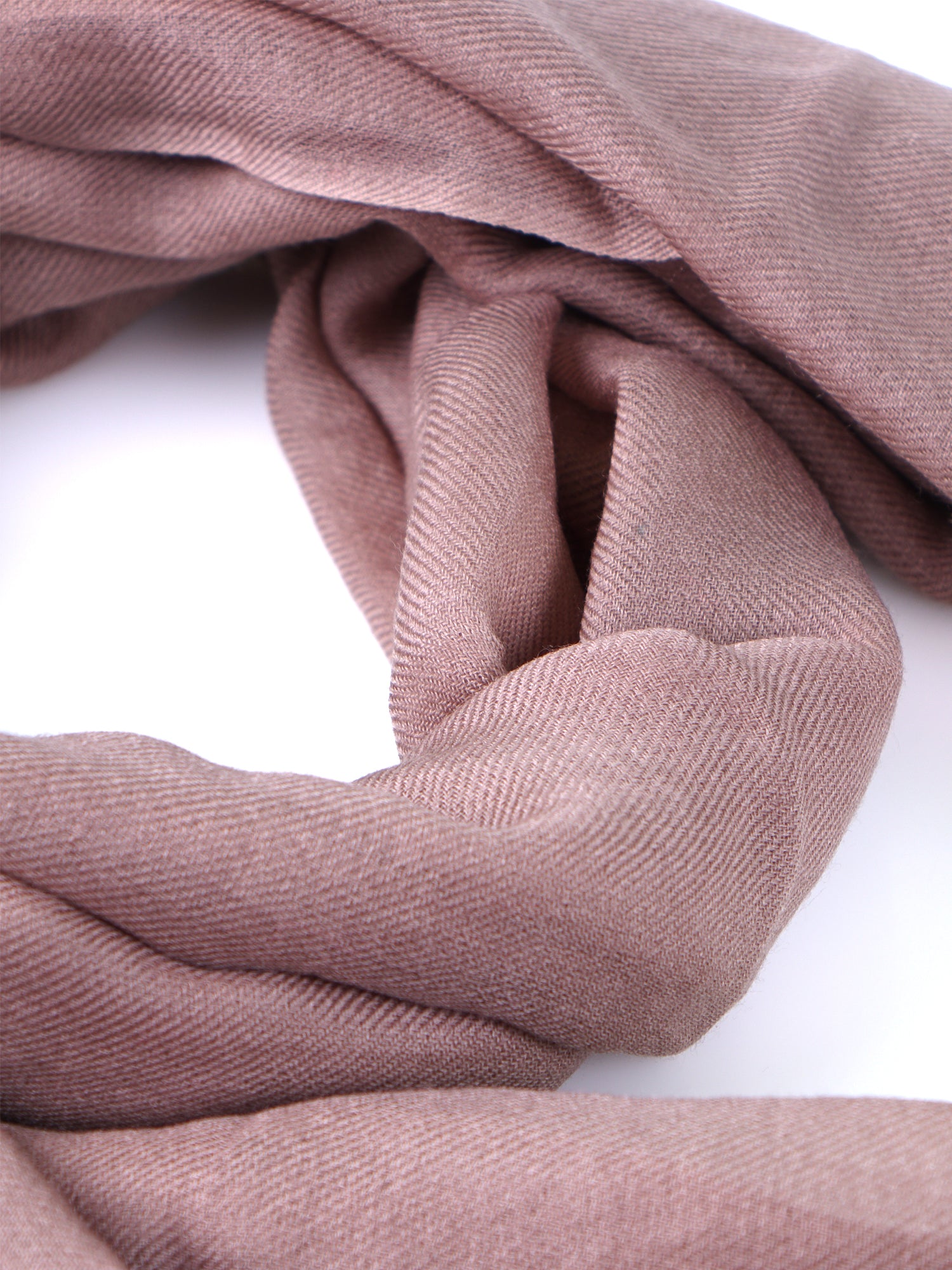 Stola marrone chiaro in lana e cashmere DIXXIE