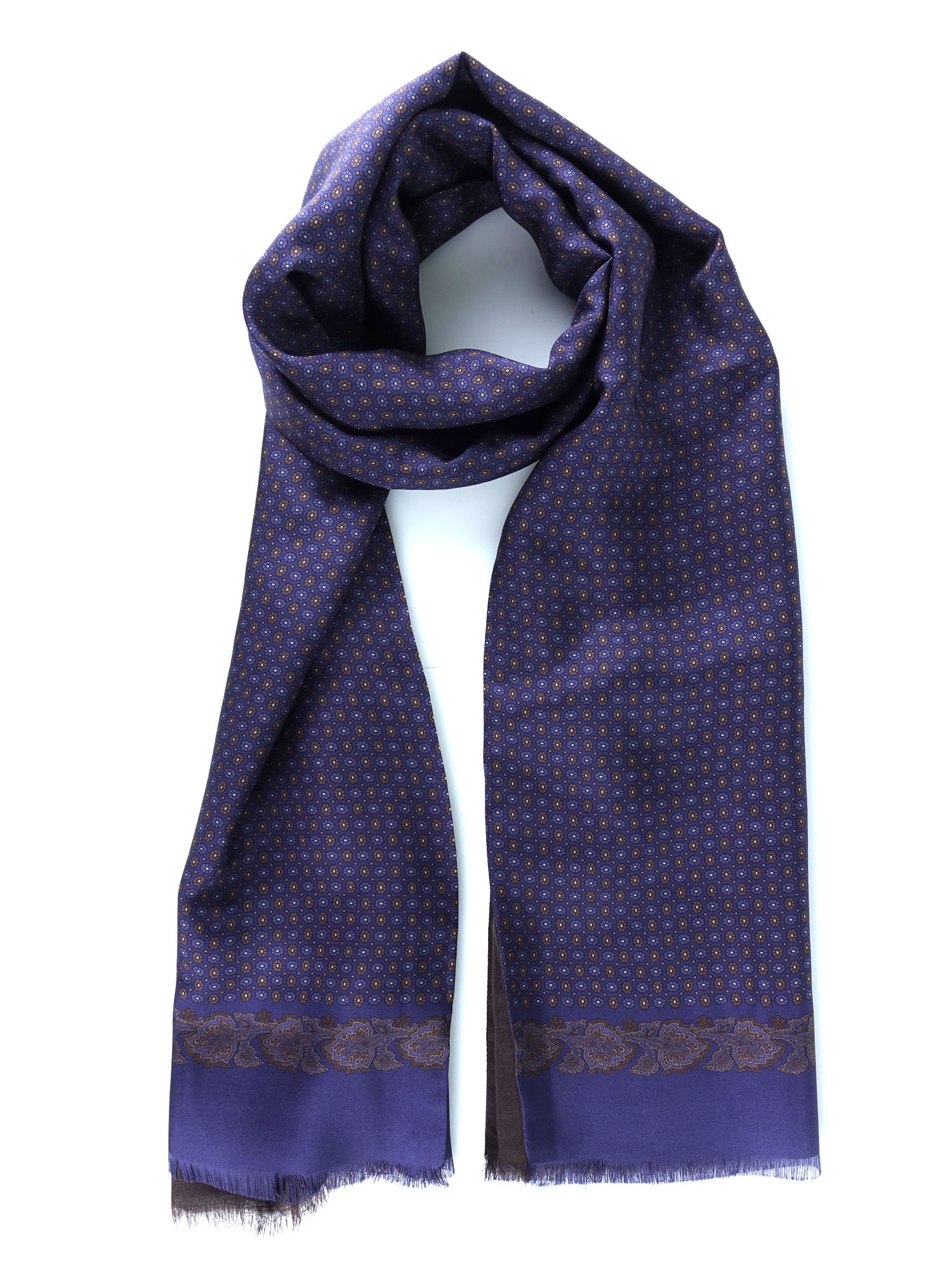 LINDOR Light Blue Silk/Wool Double Scarf