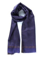 LINDOR Light Blue Silk/Wool Double Scarf