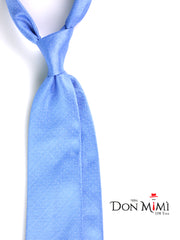 Cravatta 3 Pieghe celeste SKY seta tessuto