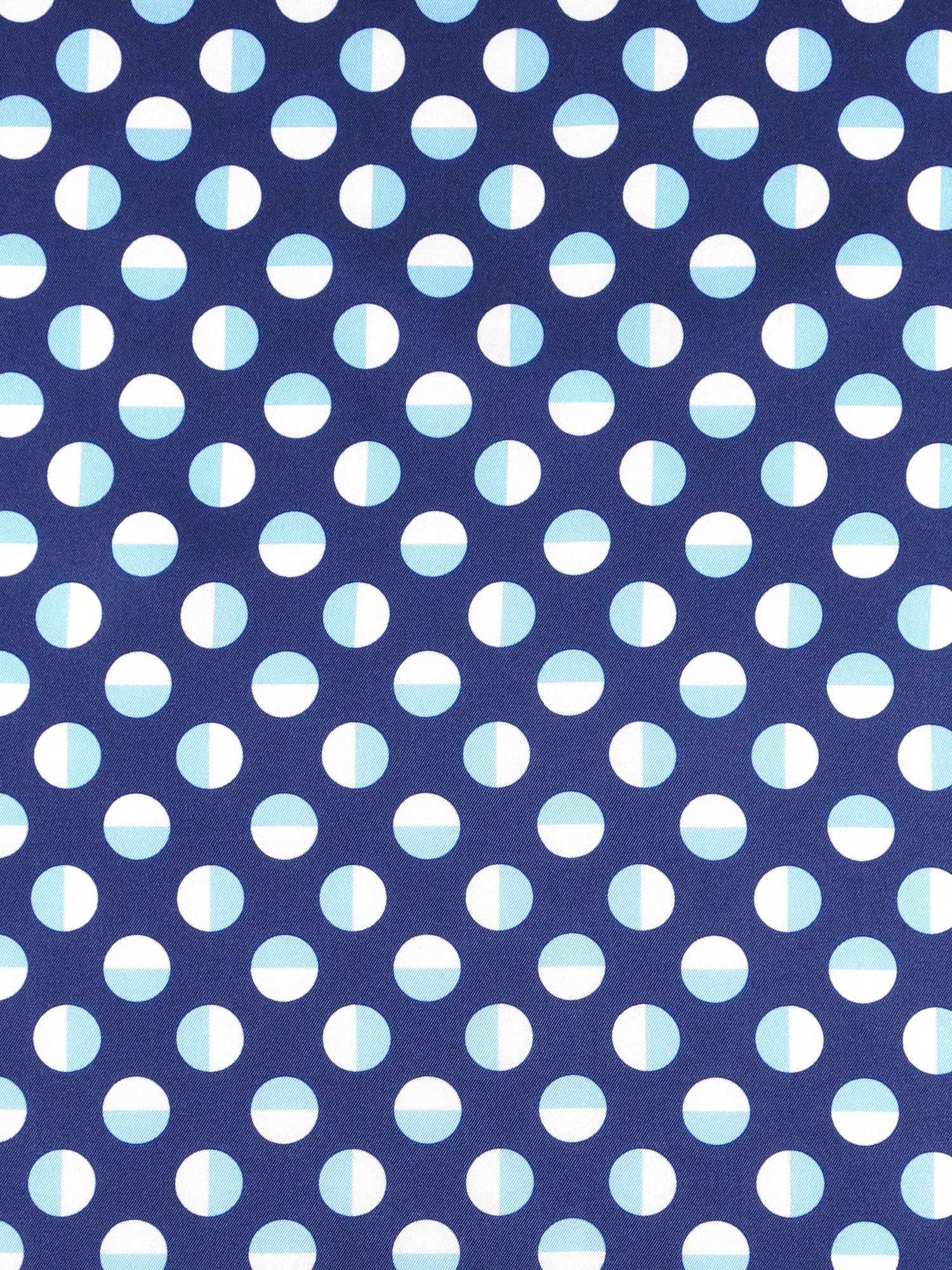 Foulard uomo a pois blu e marrone in seta stampata SMEAGOL