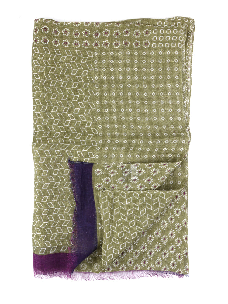 Sciarpa Lino SPIGA Verde