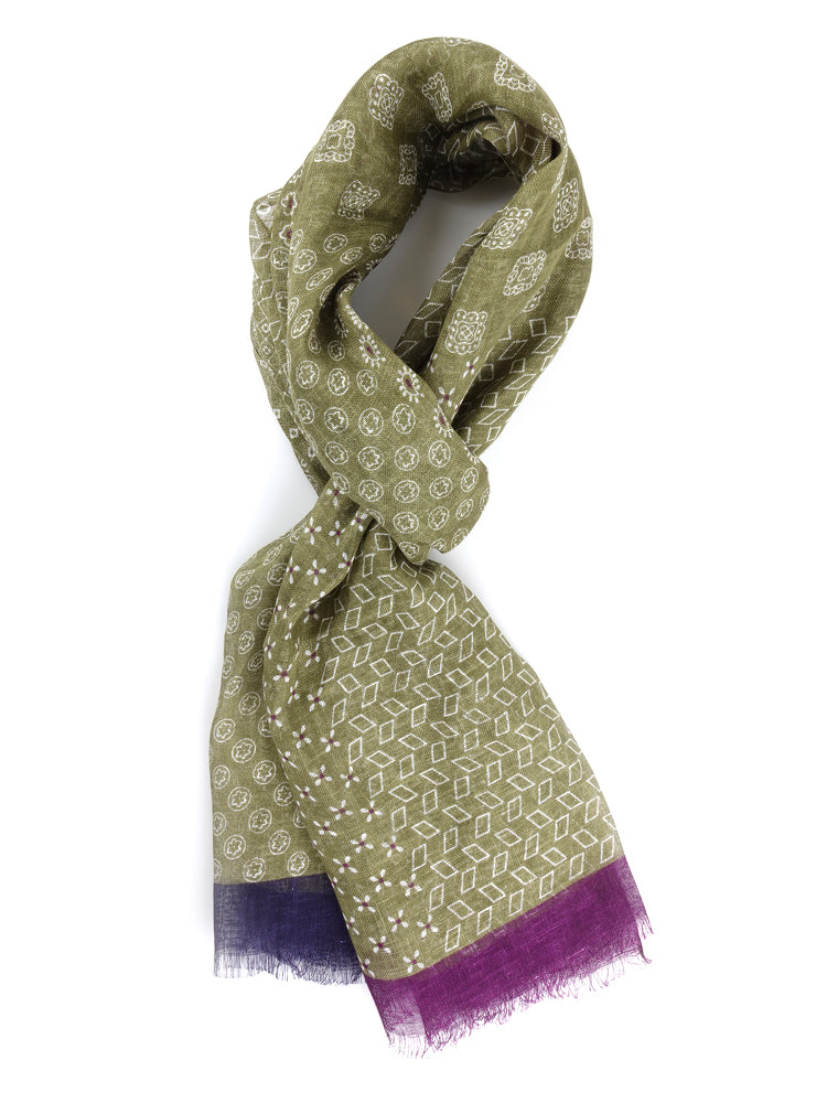 Sciarpa Lino SPIGA Verde