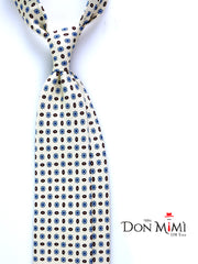 Dark Blue 3 Fold PATTY Tie in Madder Silk