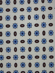 Dark Blue 3 Fold PATTY Tie in Madder Silk