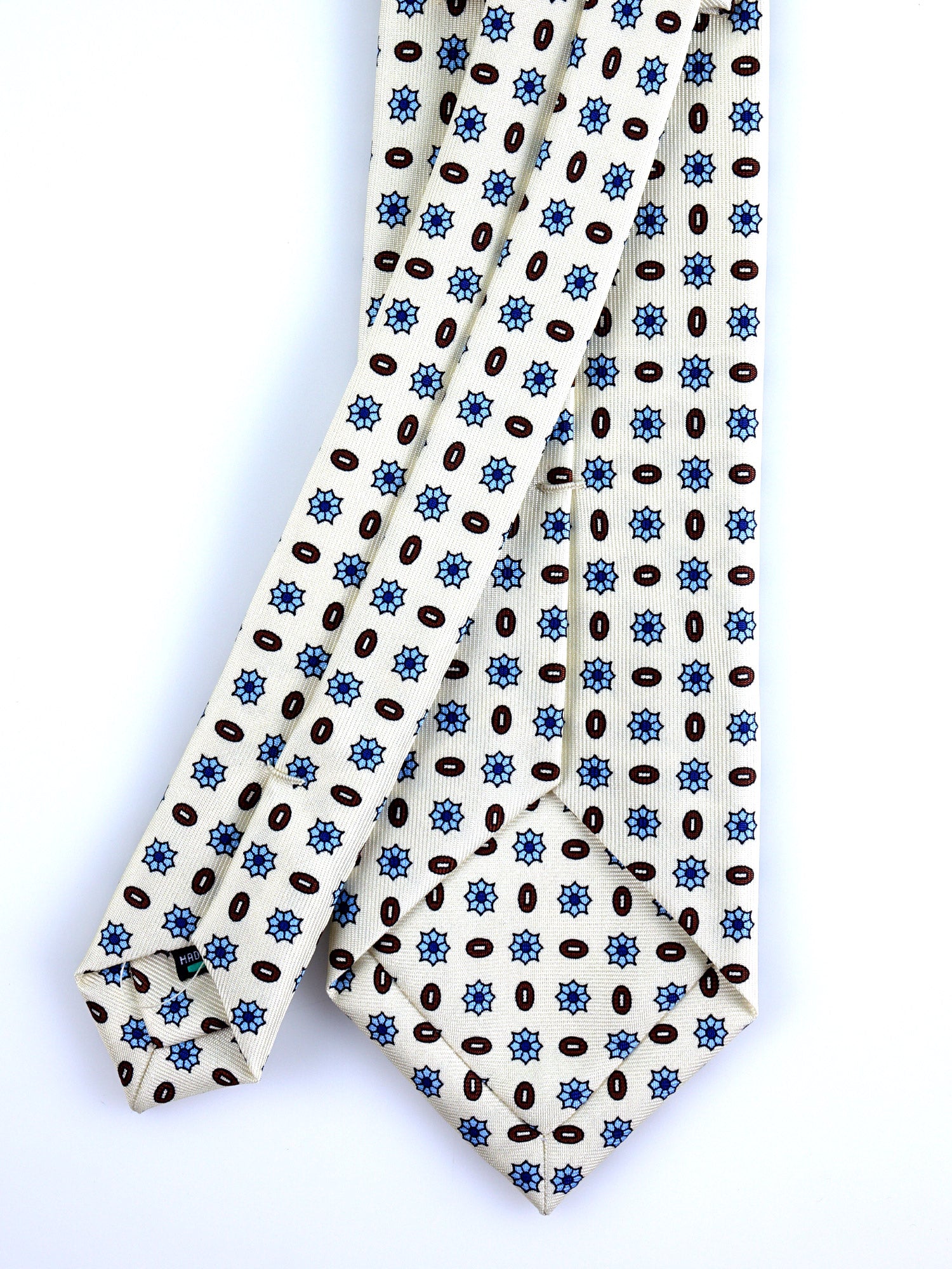 Dark Blue 3 Fold PATTY Tie in Madder Silk