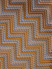 Cravatta 3 pieghe THUNDER seta tessuta giallo