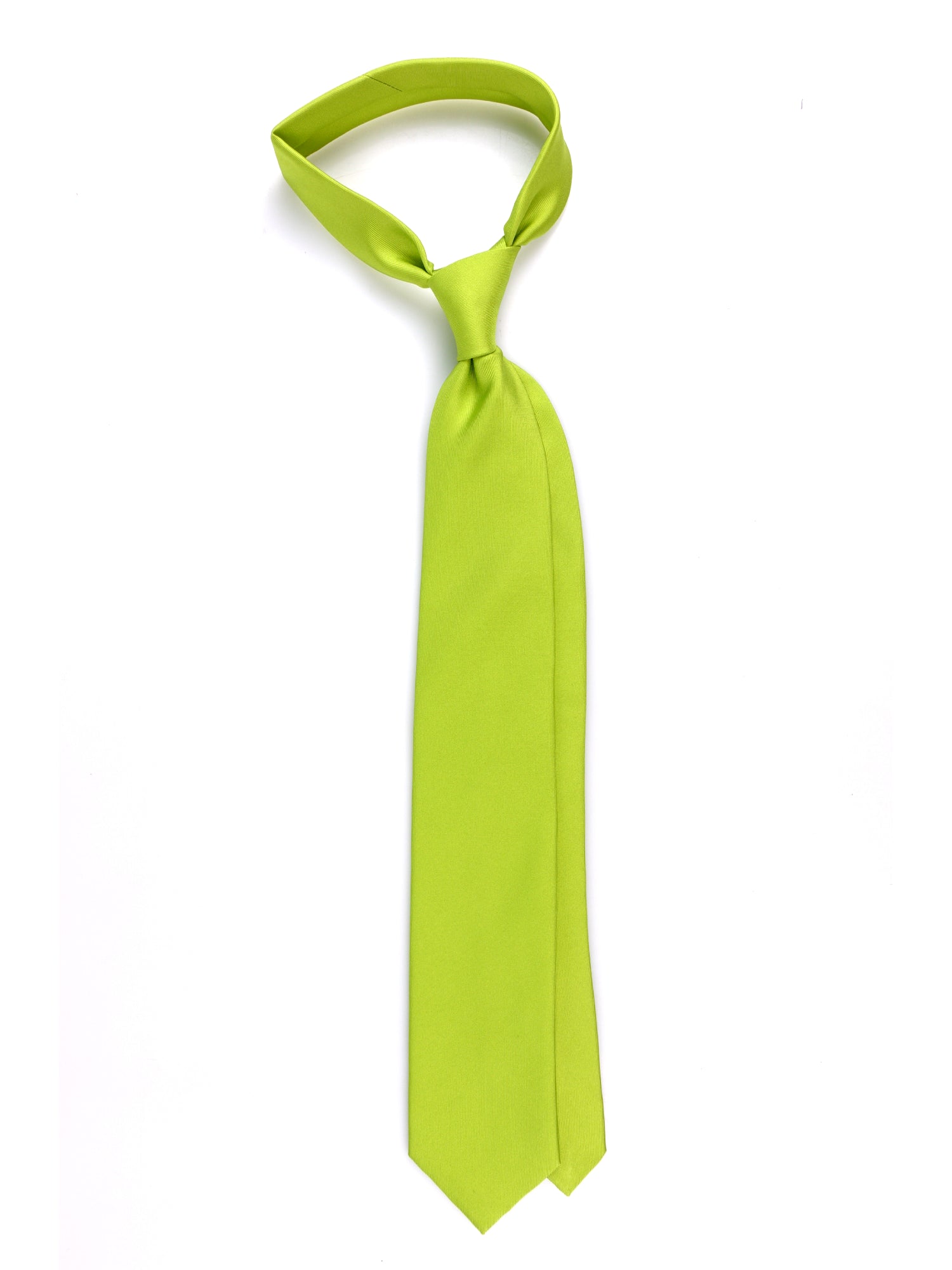 Cravatta 3 Pieghe DACCA in seta inglese stampata Lime