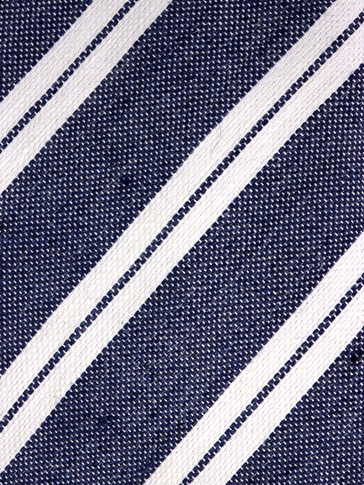 Cravatta 3 Pieghe blu VELA seta bourette