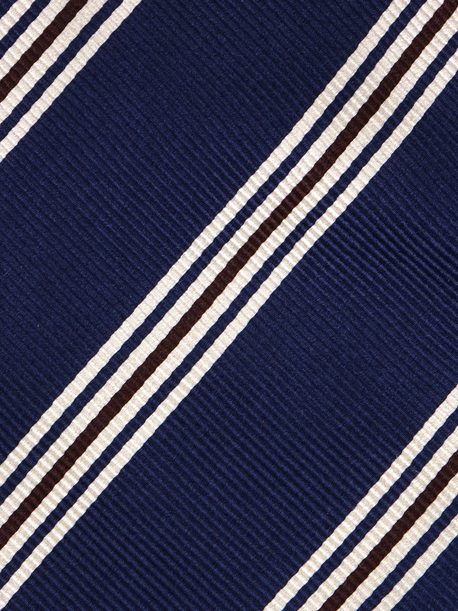 Cravatta 3 pieghe VERTUS in seta jacquard Blu