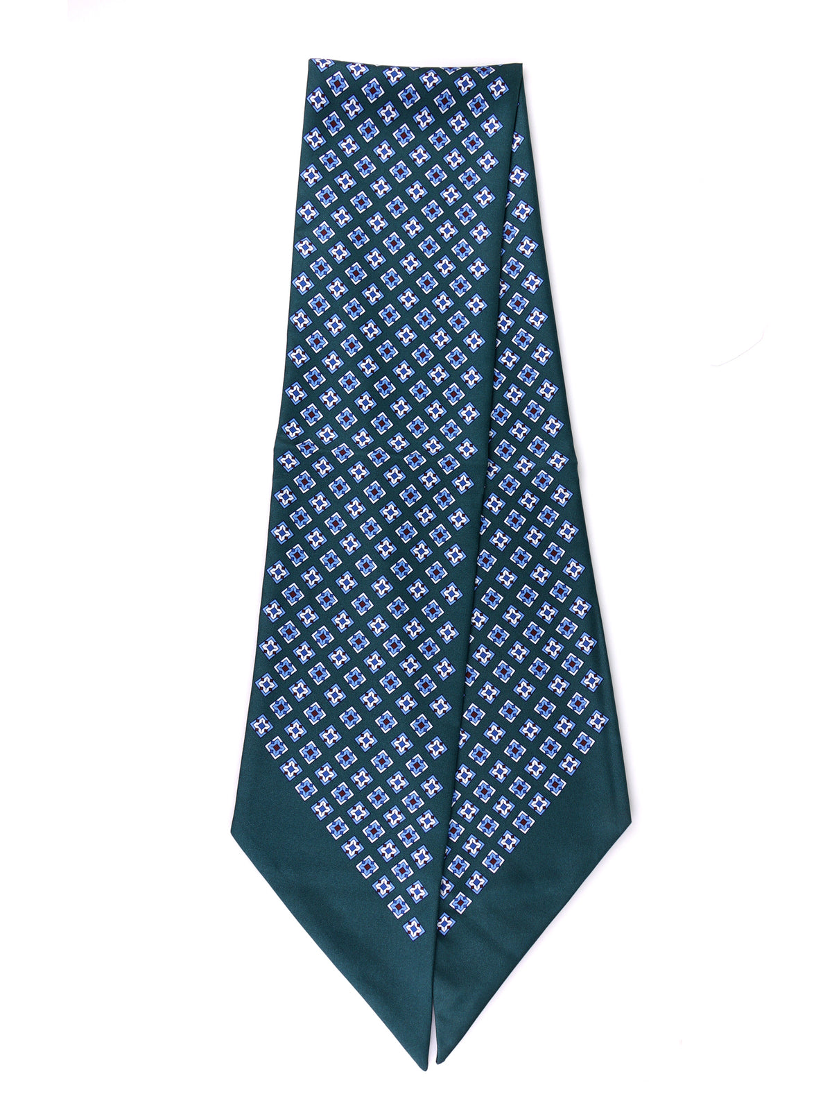 Twilly verde in seta twill VICKY