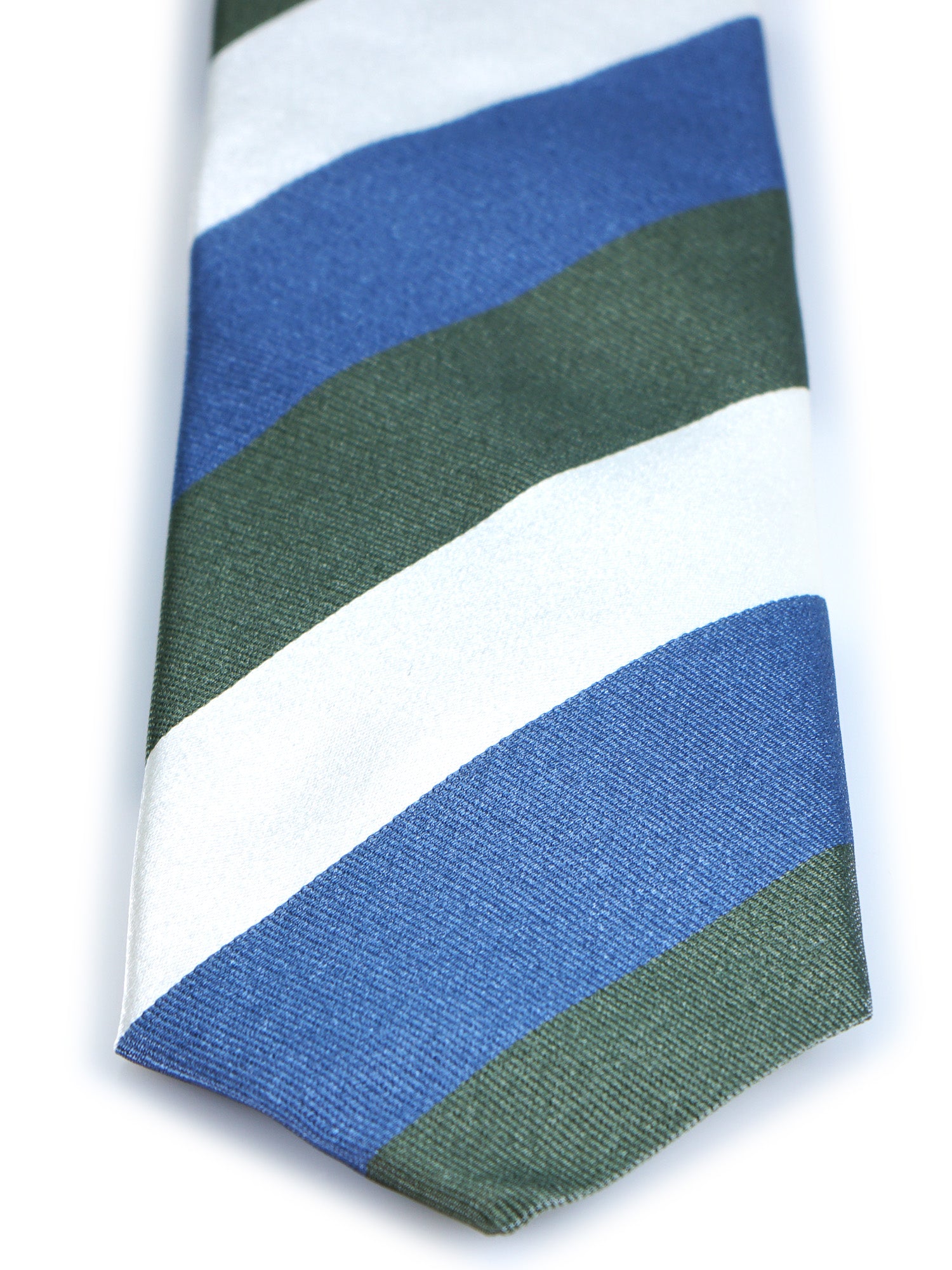 3 Fold Tie Light Blue Woven Silk DINA