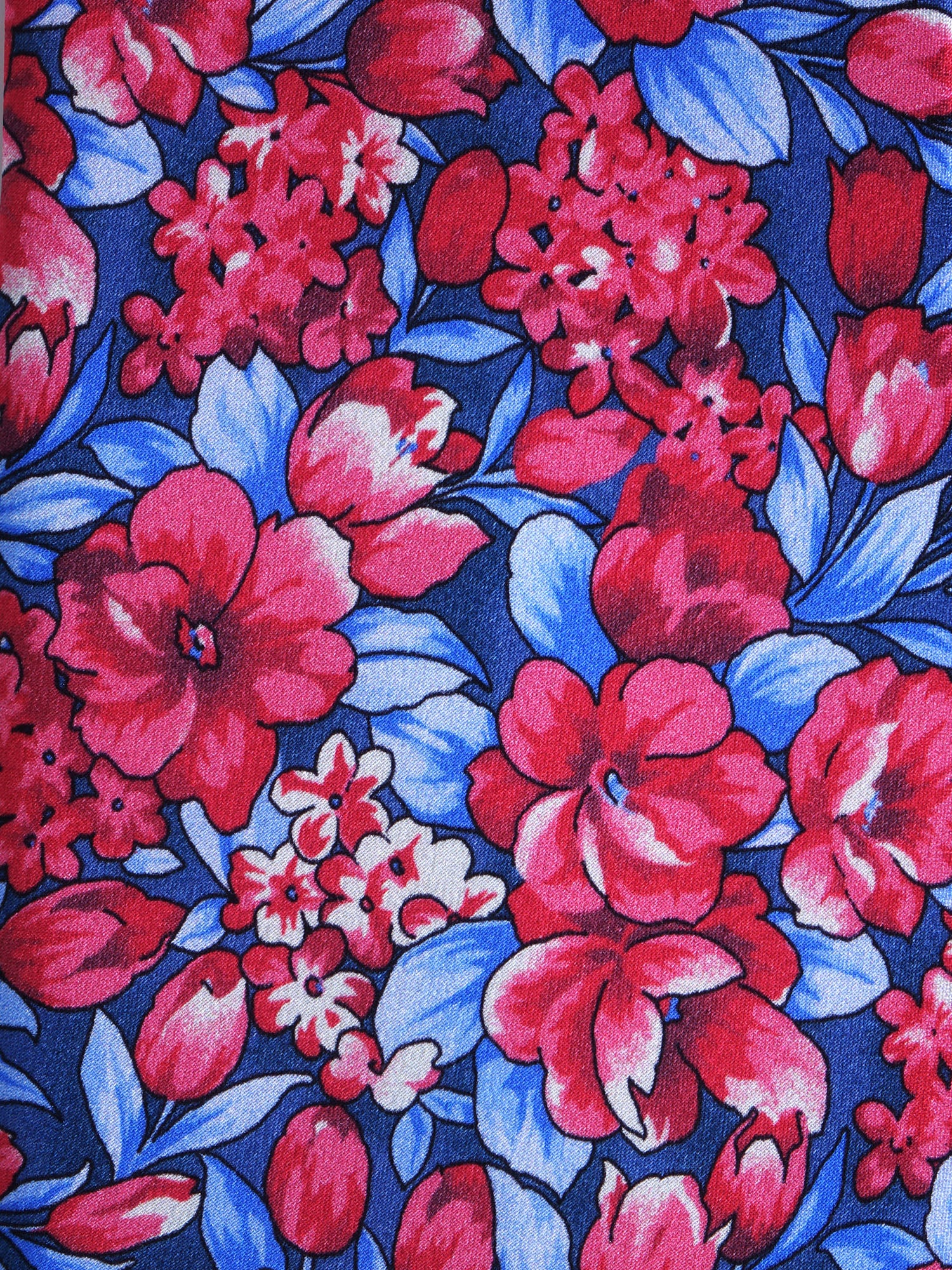CHARME Red satin silk 3 Fold Necktie 