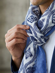 Sciarpa SOFFIO in puro lino Bianco