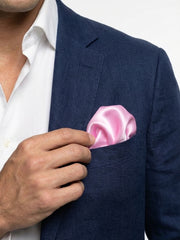 Fazzoletto da taschino in seta CALISTA Rosa